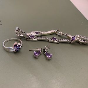 Amethyst Jewelry Set